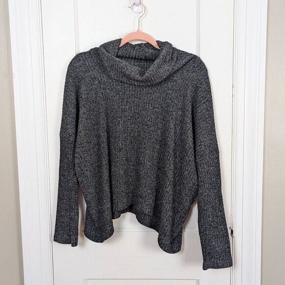 Clara Sun Woo | Ribbed Knit Cowl Turtleneck Sweater Size Large - Picture 1 of 7
